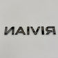 2022-2024 Rivian R1S Adventure Quad Motor Emblem Badge Logo Nameplate OEM
