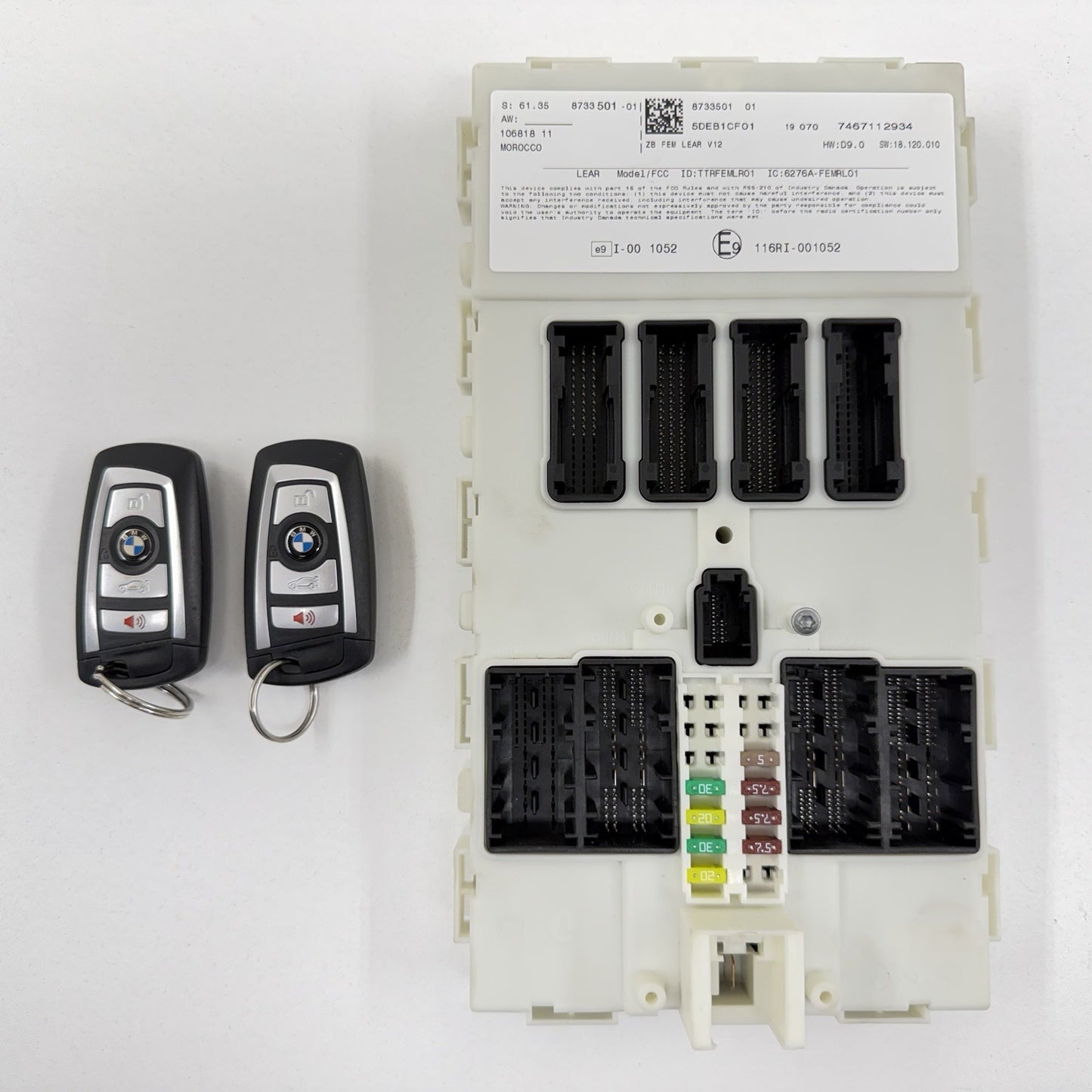 19-21 BMW M2 F87 Competition Front Electronic Control Module With Key Pair OEM