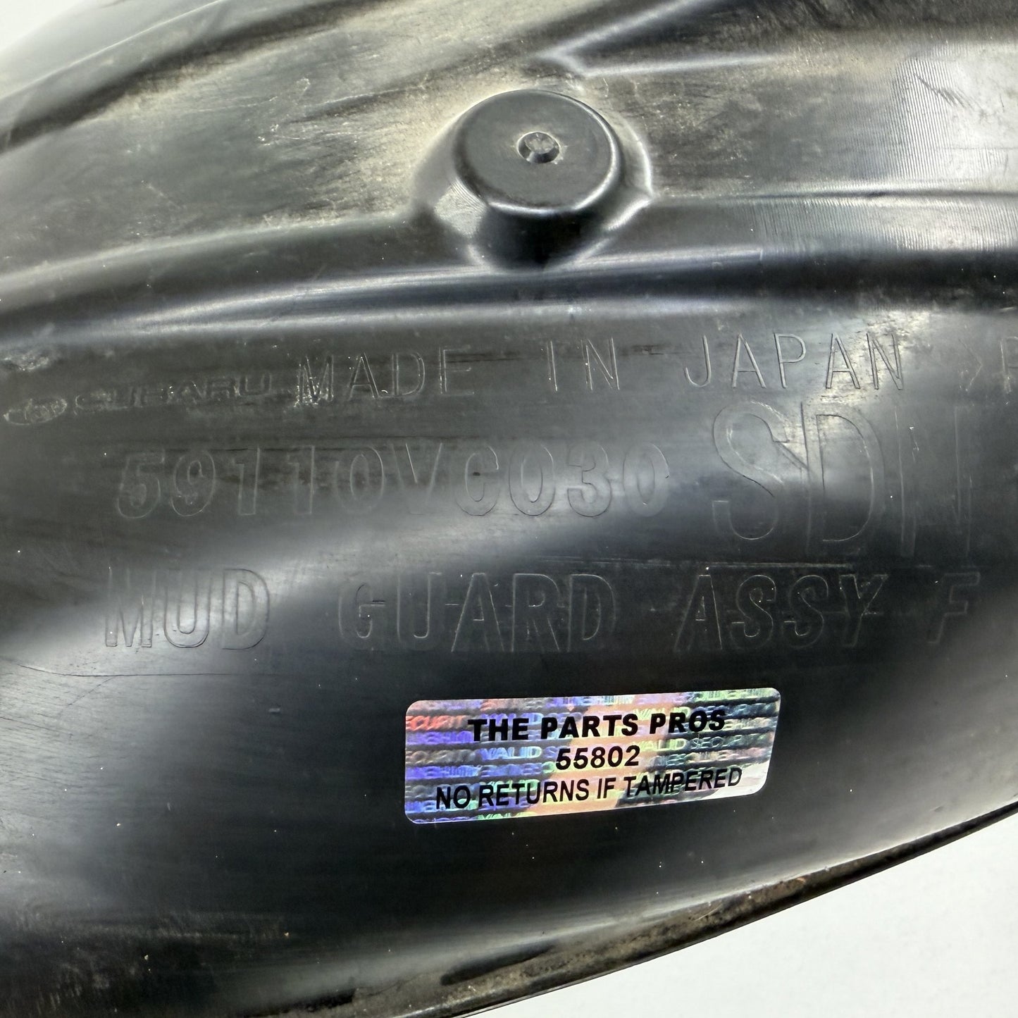 2022-2026 Subaru WRX Driver Left Front Fender Liner Wheel Arch Splash Guard OEM