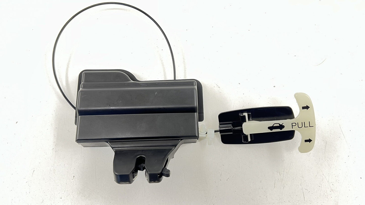 14-20 INFINITI Q50 REAR TRUNK LATCH LOCK ACTUATOR PULL RELEASE LEVER OEM