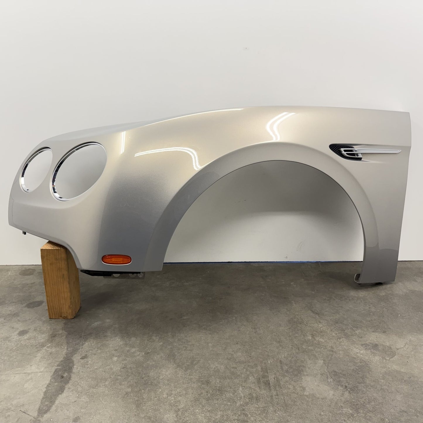 2014-2018 Bentley Flying Spur Driver Left Front Fender Panel Silver OEM