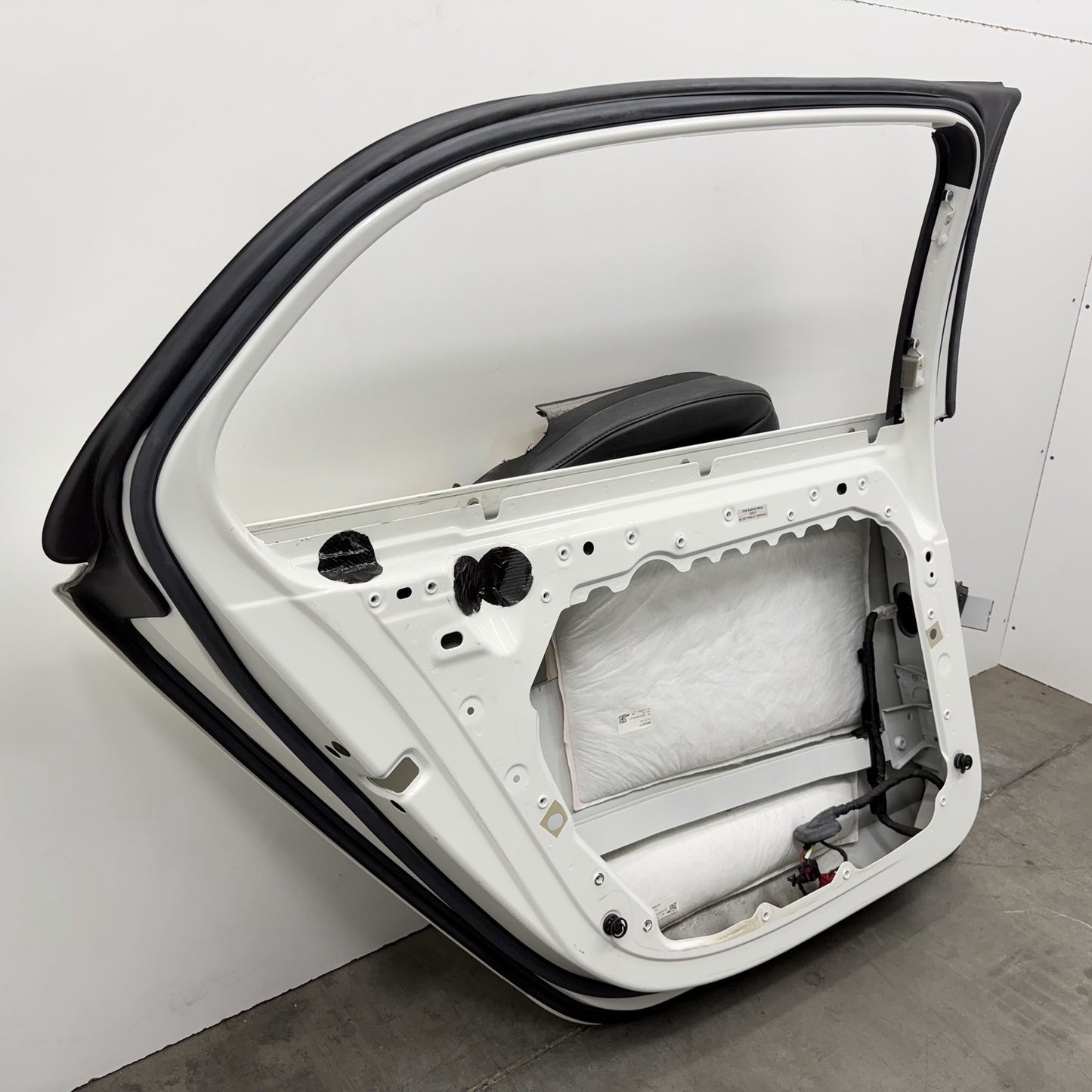14-18 Bentley Flying Spur Driver Left Rear Door Shell Glacier White OEM