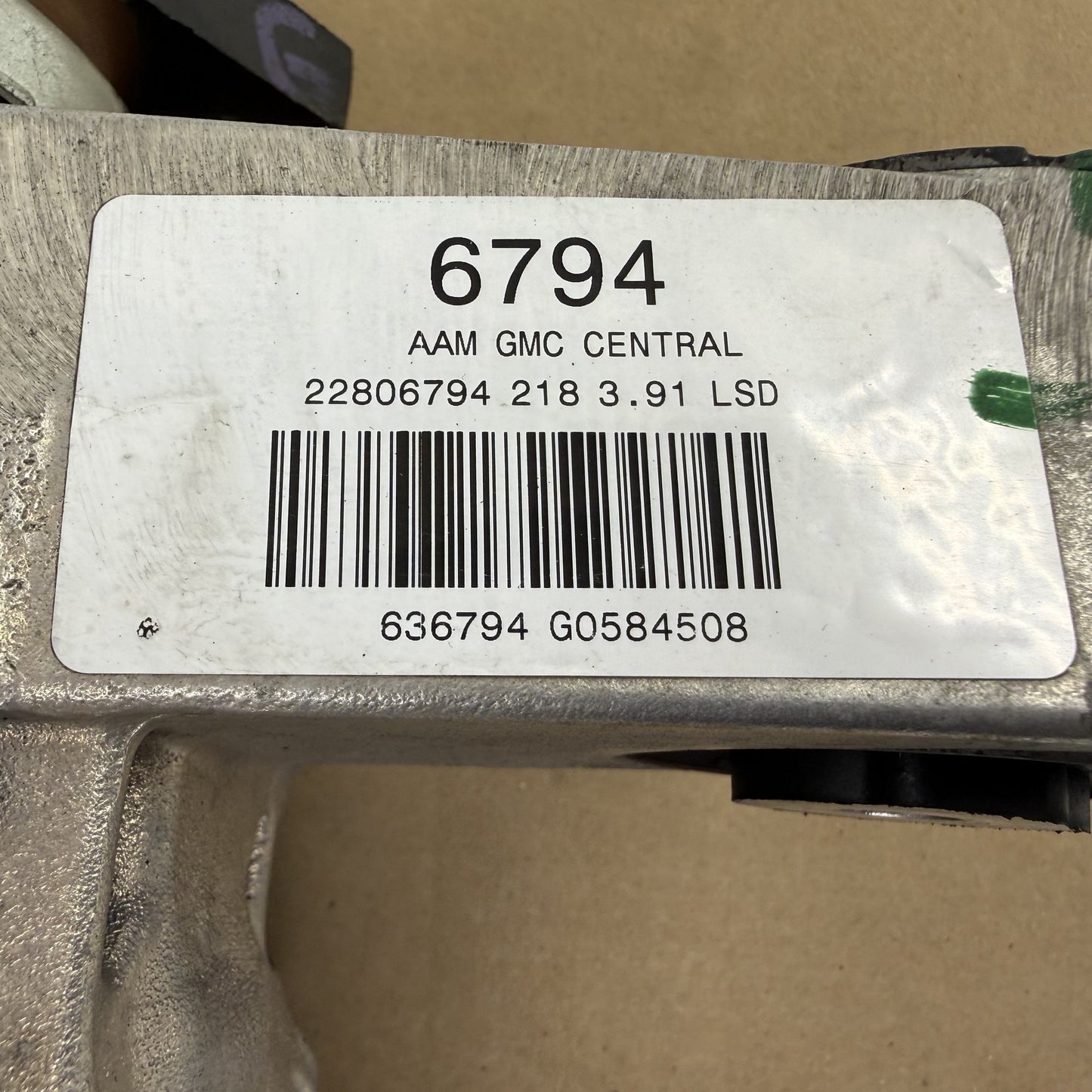 2013-2015 Chevrolet Camaro SS 1LE Rear Differential Diff LSD 3.91 Ratio 27K OEM