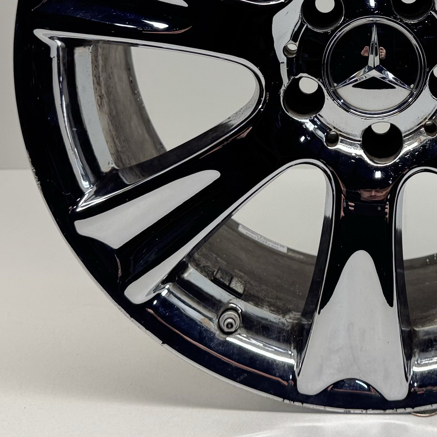 06-11 Mercedes-Benz CLS550 W219 Rear Wheel Rim 18x9.5 Chrome Factory OEM