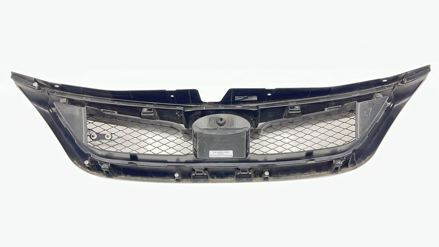 08-14 SUBARU WRX STI FRONT BUMPER UPPER GRILLE TRIM W/ EMBLEM OEM