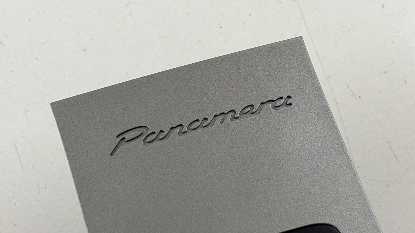 10-16 PORSCHE PANAMERA REAR CENTER CONSOLE HEATED SEAT SWITCH PANEL TRIM OEM