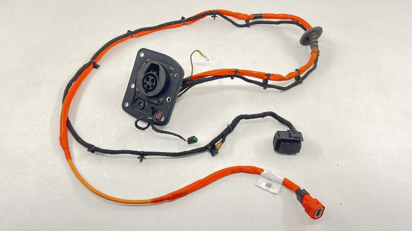 12-16 PORSCHE PANAMERA E-HYBRID BATTERY POWER CHARGING PORT WITH CABLE OEM