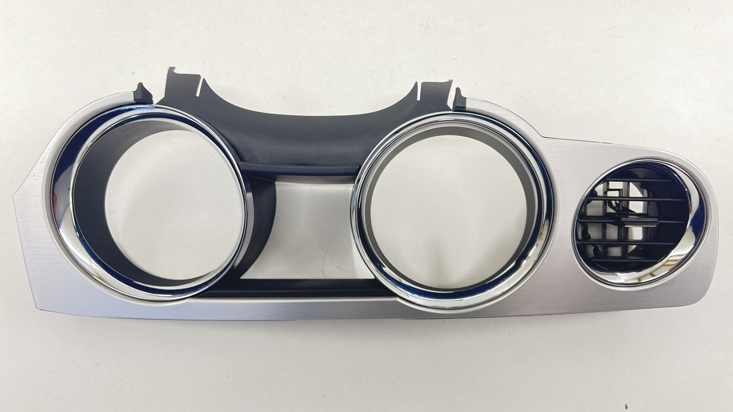 11-14 FORD MUSTANG GT DASHBOARD INSTRUMENT CLUSTER COVER TRIM WITH AIR VENTS OEM