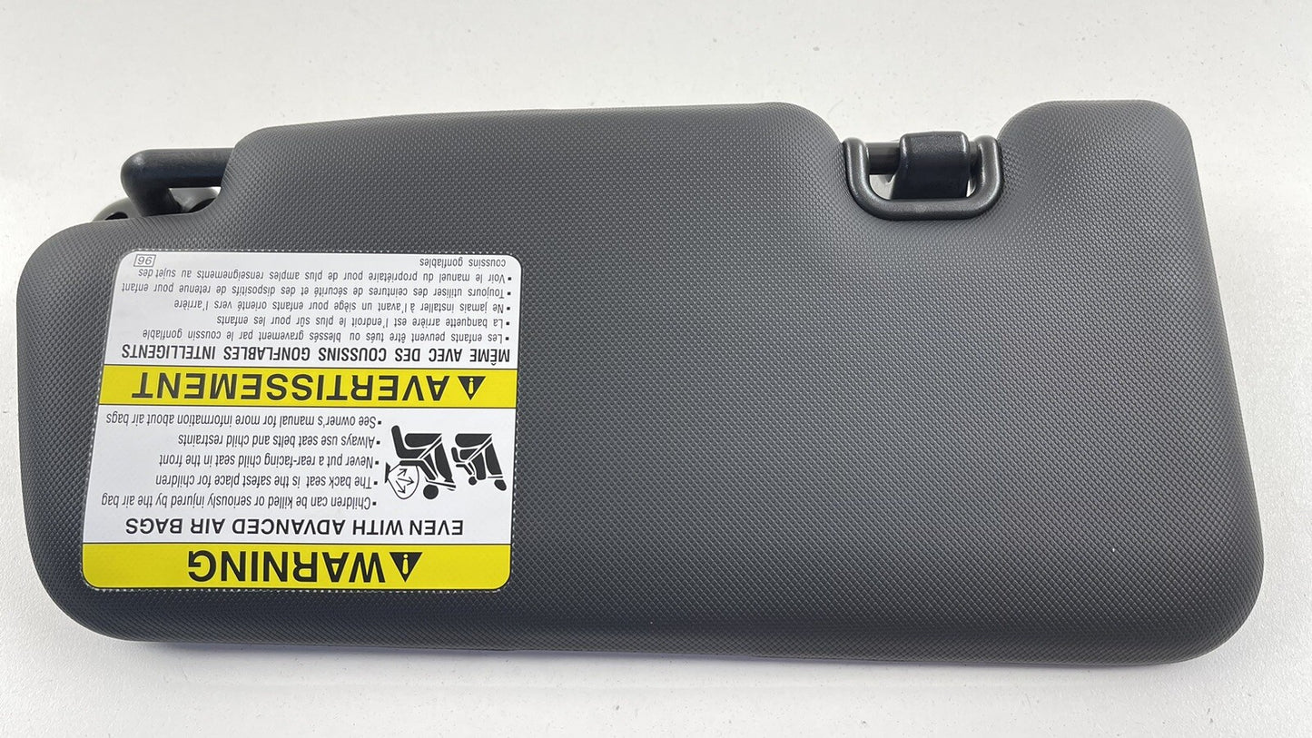 22-23 SUBARU WRX PASSENGER RIGHT FRONT SUNVISOR SUN VISOR SHADE BLACK OEM