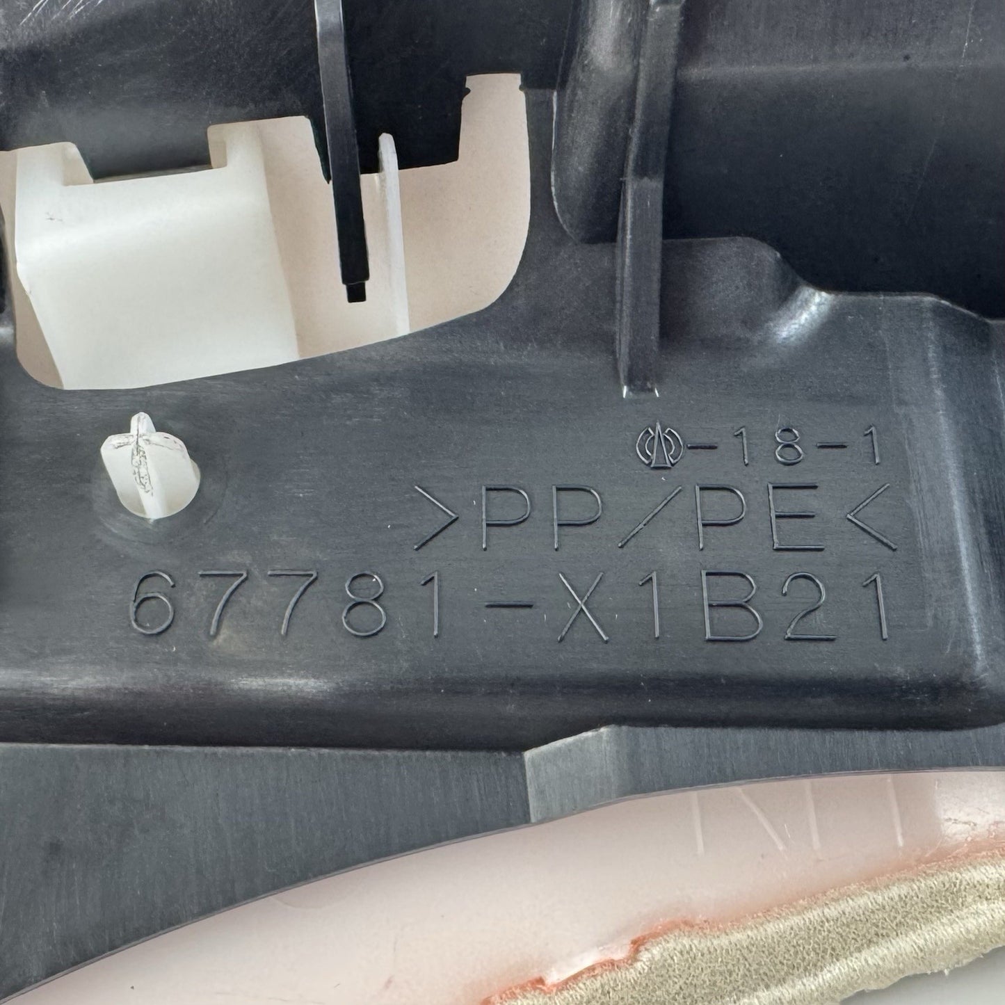 16-22 Toyota Prius / Prius Prime Right Front Door Panel Interior Trim Black OEM