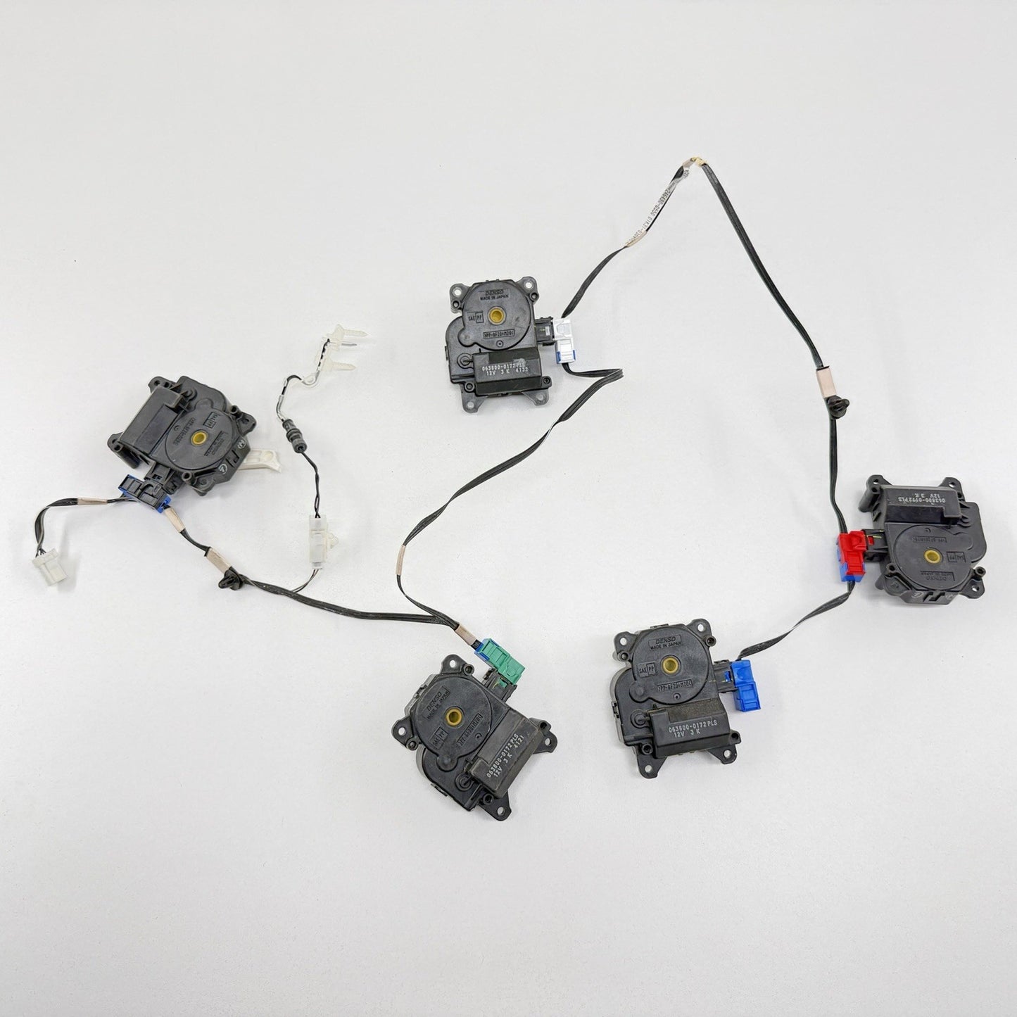 08-14 Lexus IS F HVAC Box Heater AC Flap Motor Air Mix Actuator Set OEM