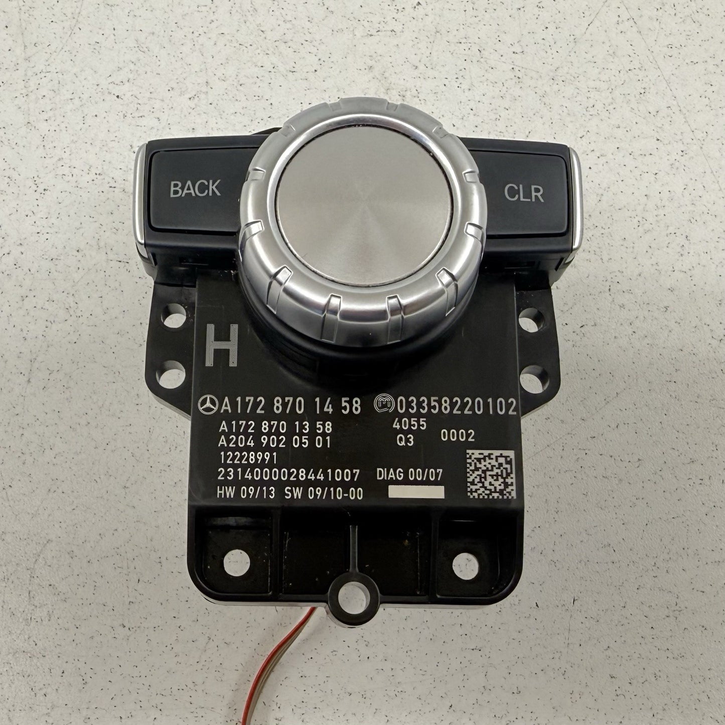 12-18 Mercedes W218 CLS550 Console Radio Head Unit Control Knob Multi Switch OEM