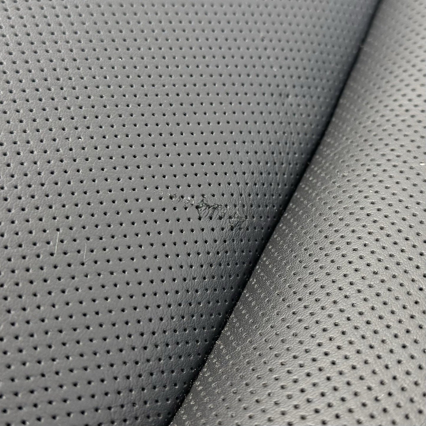12-16 BMW M5 F10 Rear Lower Bottom Seat Cushion Cover Leather Black OEM