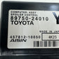 15-16 LEXUS RC F ACTIVE SPOILER CONTROL MODULE 89750-24010 OEM