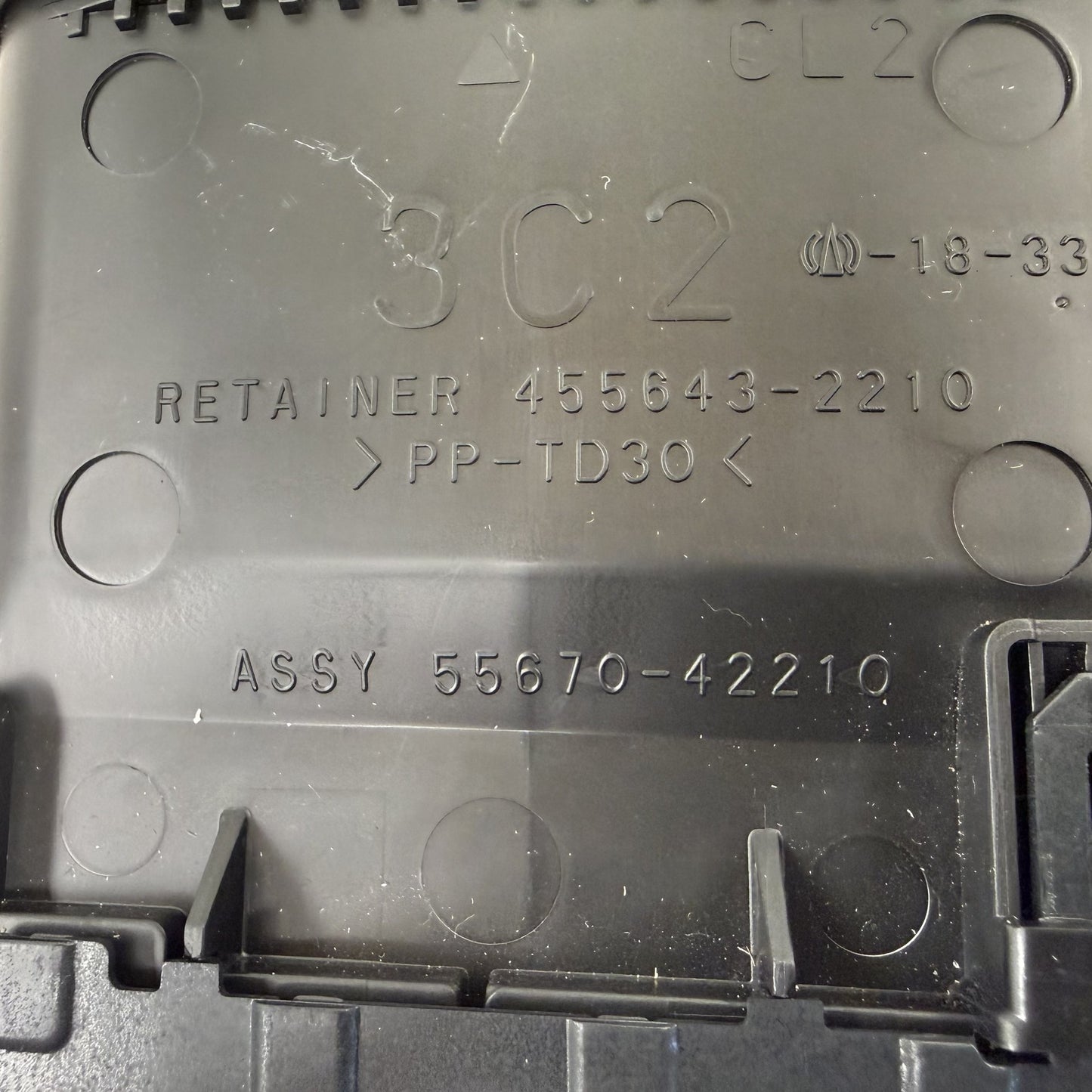 2019-2025 Toyota RAV4 Center Dashboard Dash AC Air Vent 55670-42210 OEM