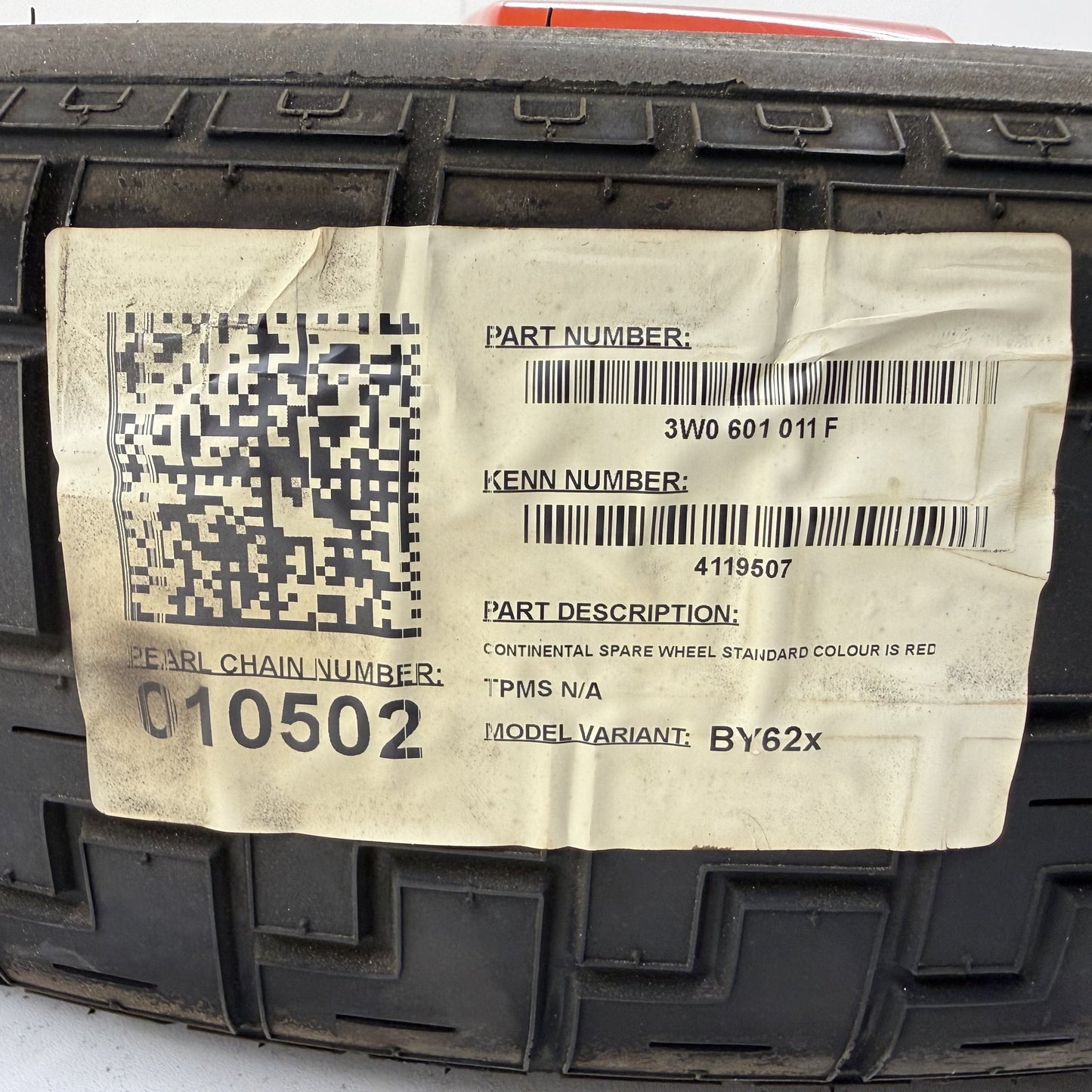 2014-2018 Bentley Flying Spur Emergency Spare Tire Wheel Rim W/ Tool Kit OEM
