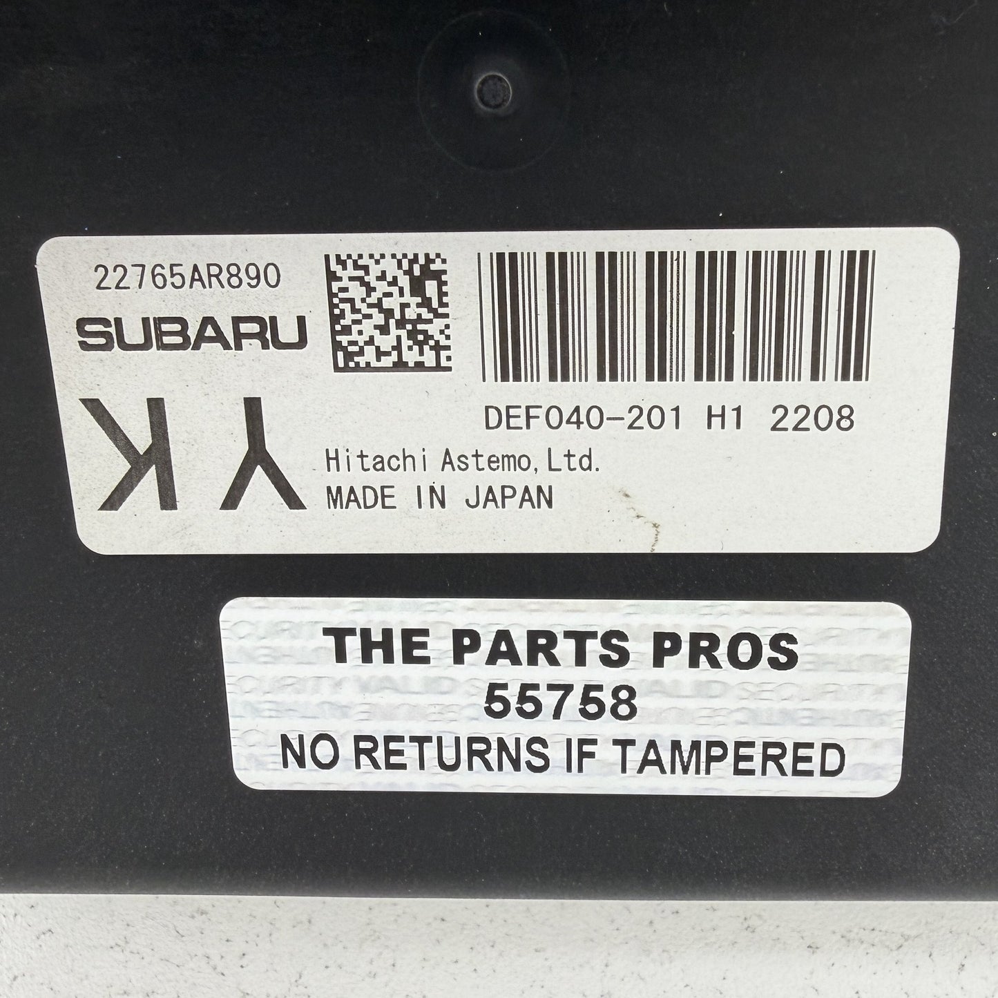 2022 Subaru WRX Manual ECU Cluster Gauge Gateway Keyless Module Key Set OEM