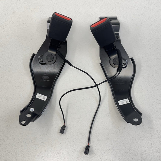 24-26 Ford Mustang Rear Seatbelt Seat Belt Buckle Pair Left & Right OEM
