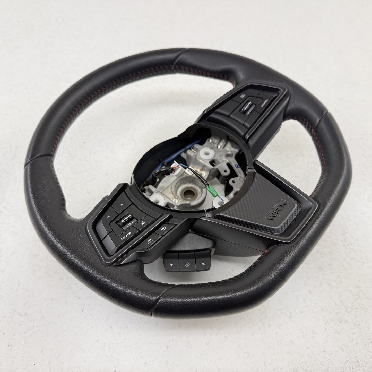 2022-2026 Subaru WRX Limited Manual Flat Bottom Steering Wheel Leather Black OEM