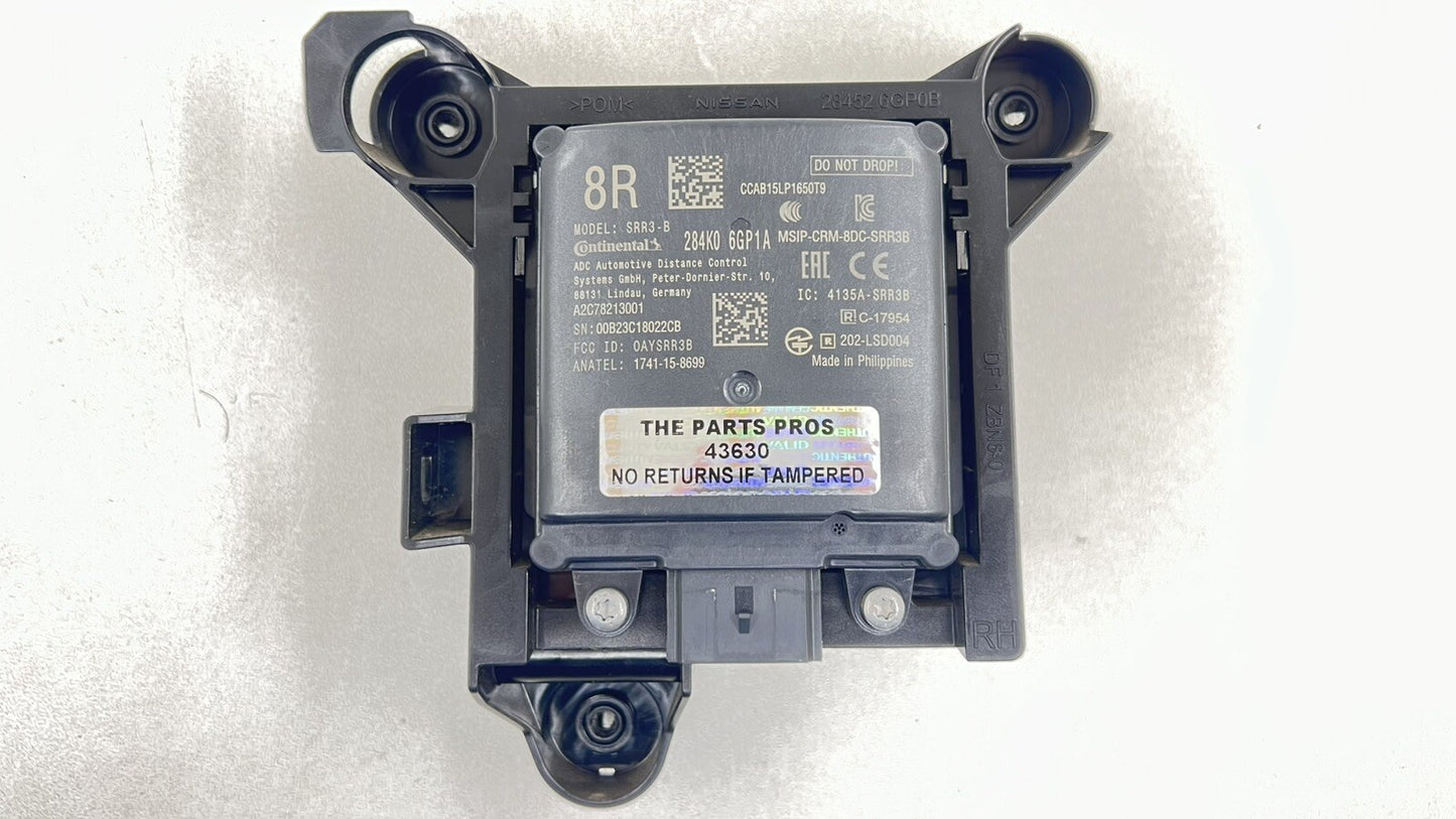 22-25 NISSAN Z RIGHT REAR BLIND SPOT RADAR MONITOR SENSOR MODULE 284K0-6GP1A OEM