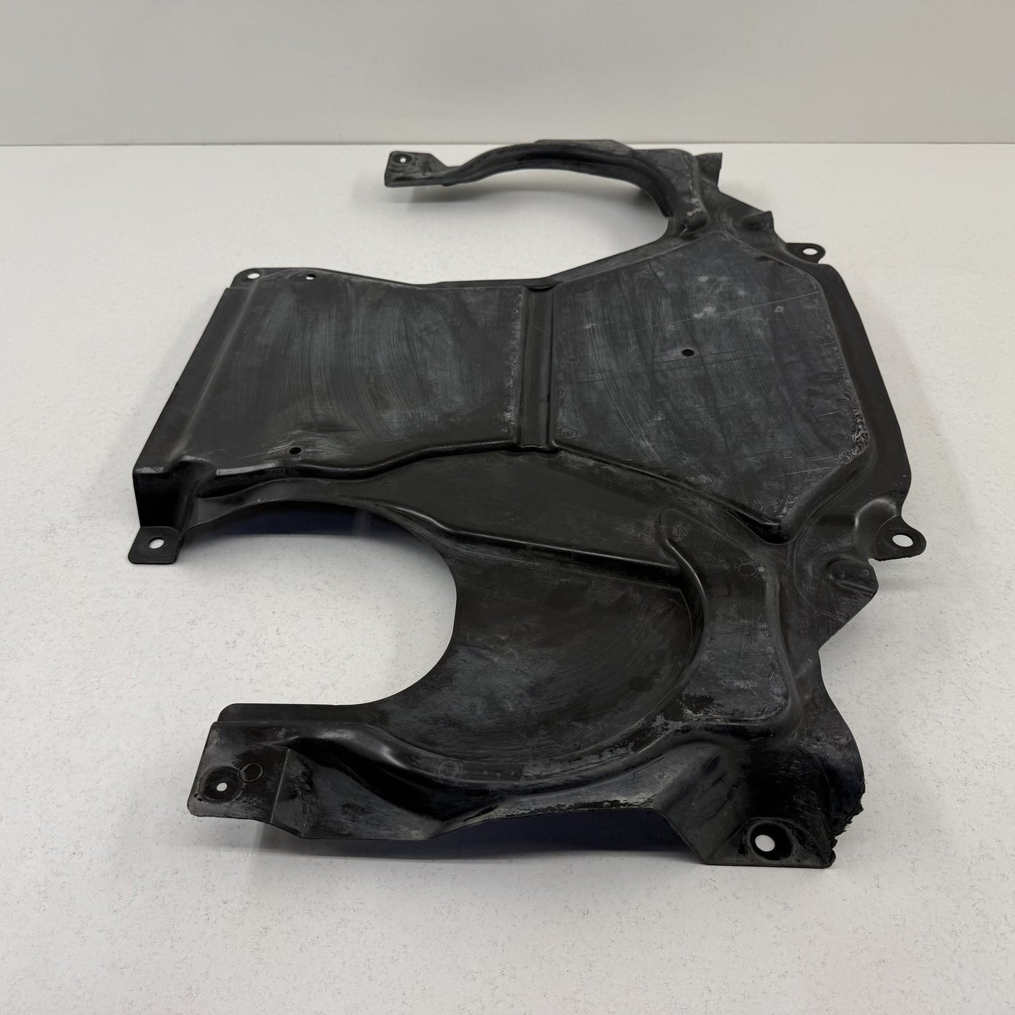 2008-2014 Mercedes C250 W204 Under Engine Splash Guard Shield Panel Pair OEM