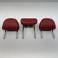 18-25 Audi S5 Sportback Rear Seat Headrest Head Rest Set Magma Red OEM