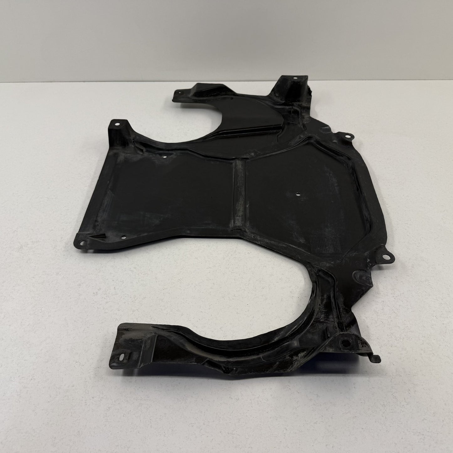 2008-2014 Mercedes C250 W204 Under Engine Splash Guard Shield Panel Pair OEM