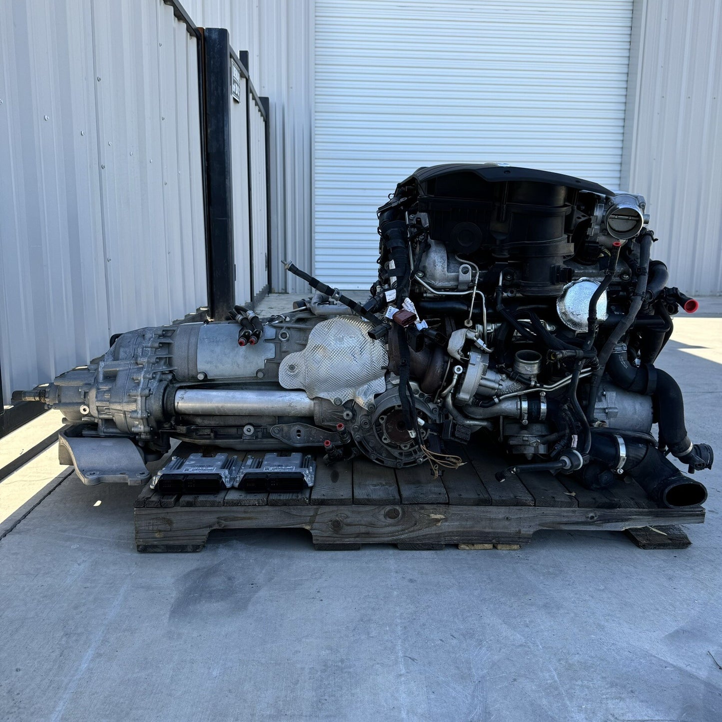 14-18 Bentley Flying Spur W12 Twin Turbo Complete Engine With Transmission OEM