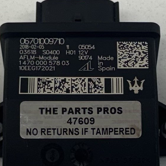 17-24 Maserati Ghibli Headlight Head Light Lamp Control Module 670100971 OEM