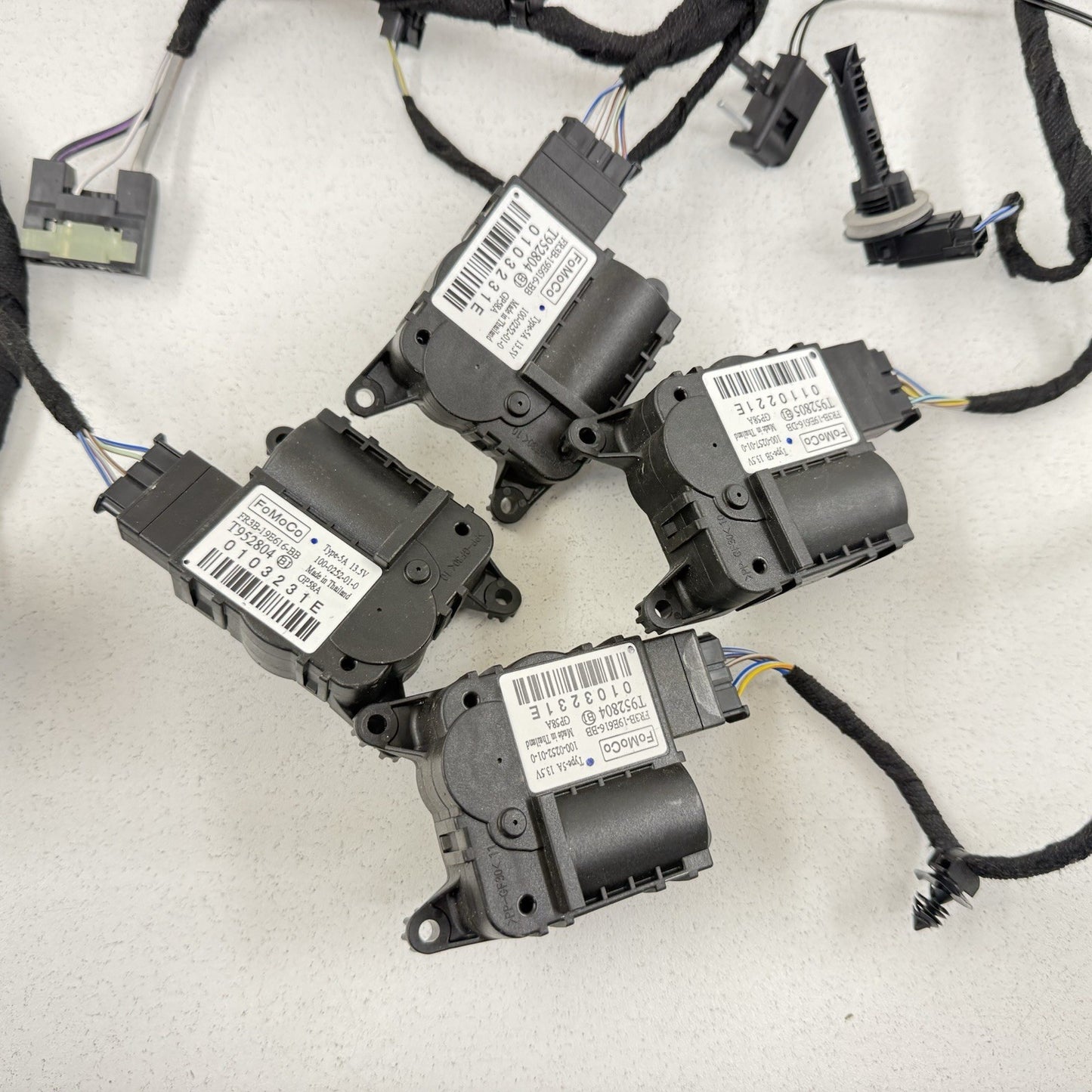 24-26 Ford Mustang HVAC Box Heater AC Flap Motor Air Mix Actuator Set OEM