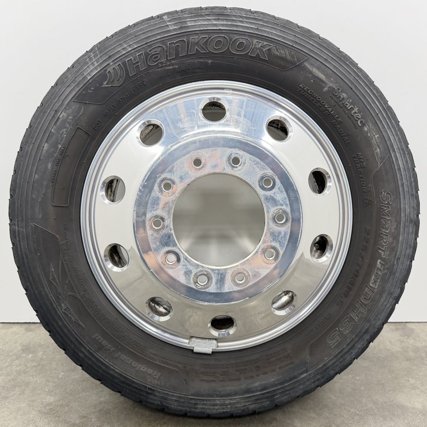 2019-2026 Ram 4500 5500 Dually Wheels Set of 6 Rims & Tires Polished Alcoa Style