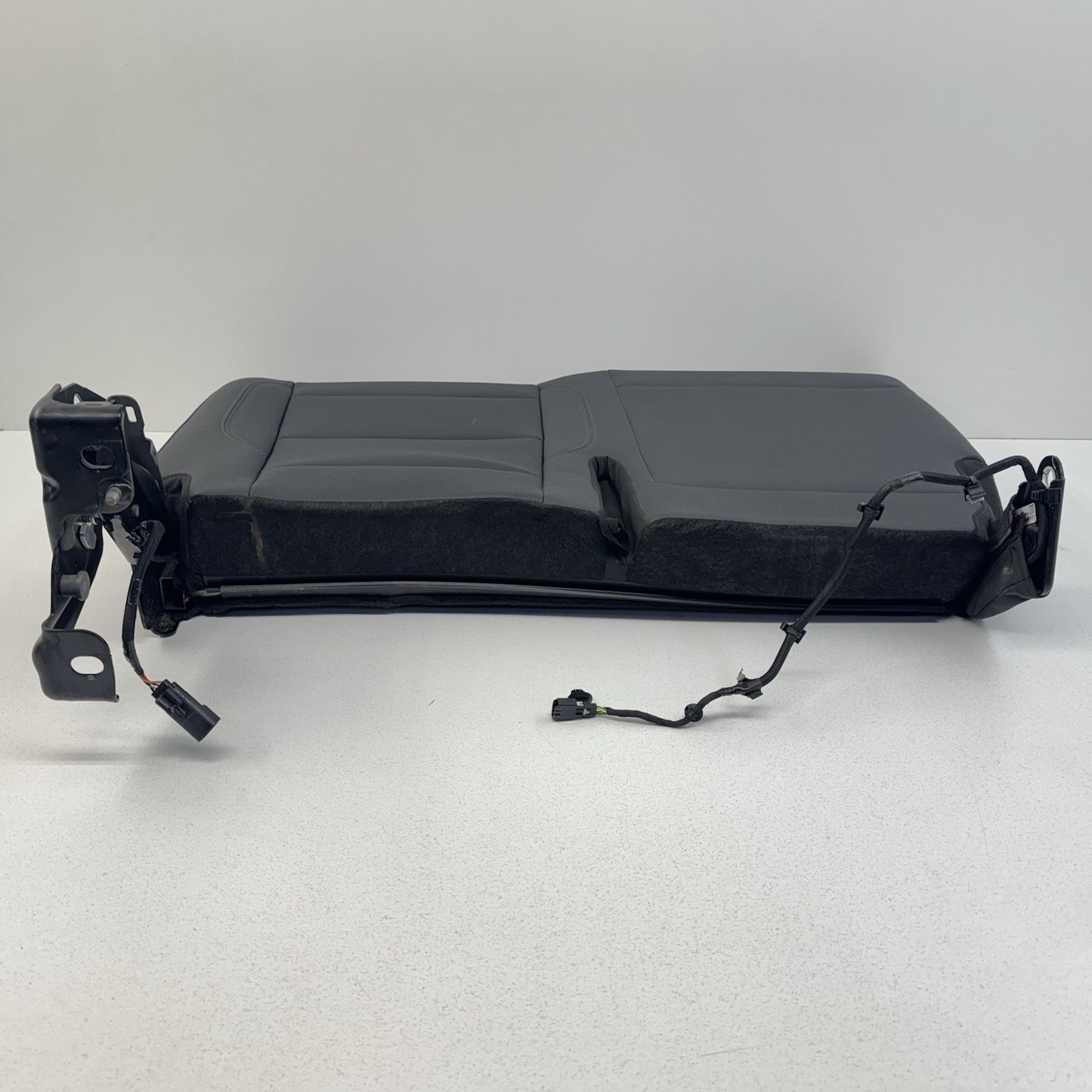 24-25 Silverado 2500 3500 Rear Lower Bottom Seat Cushion Set Leather Black OEM