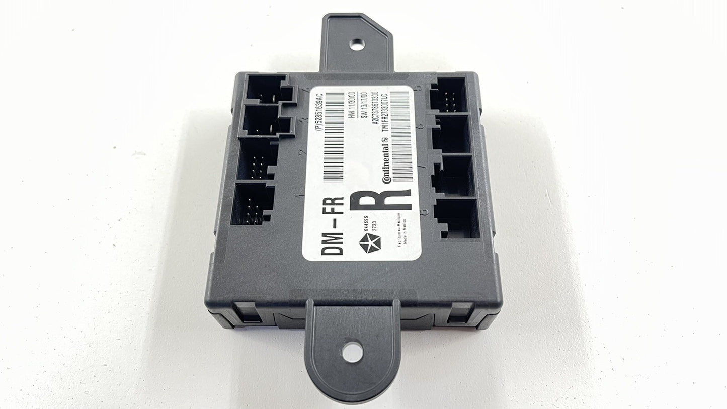 14-16 MASERATI GHIBLI PASSENGER RIGHT FRONT DOOR CONTROL MODULE 52851639AC OEM