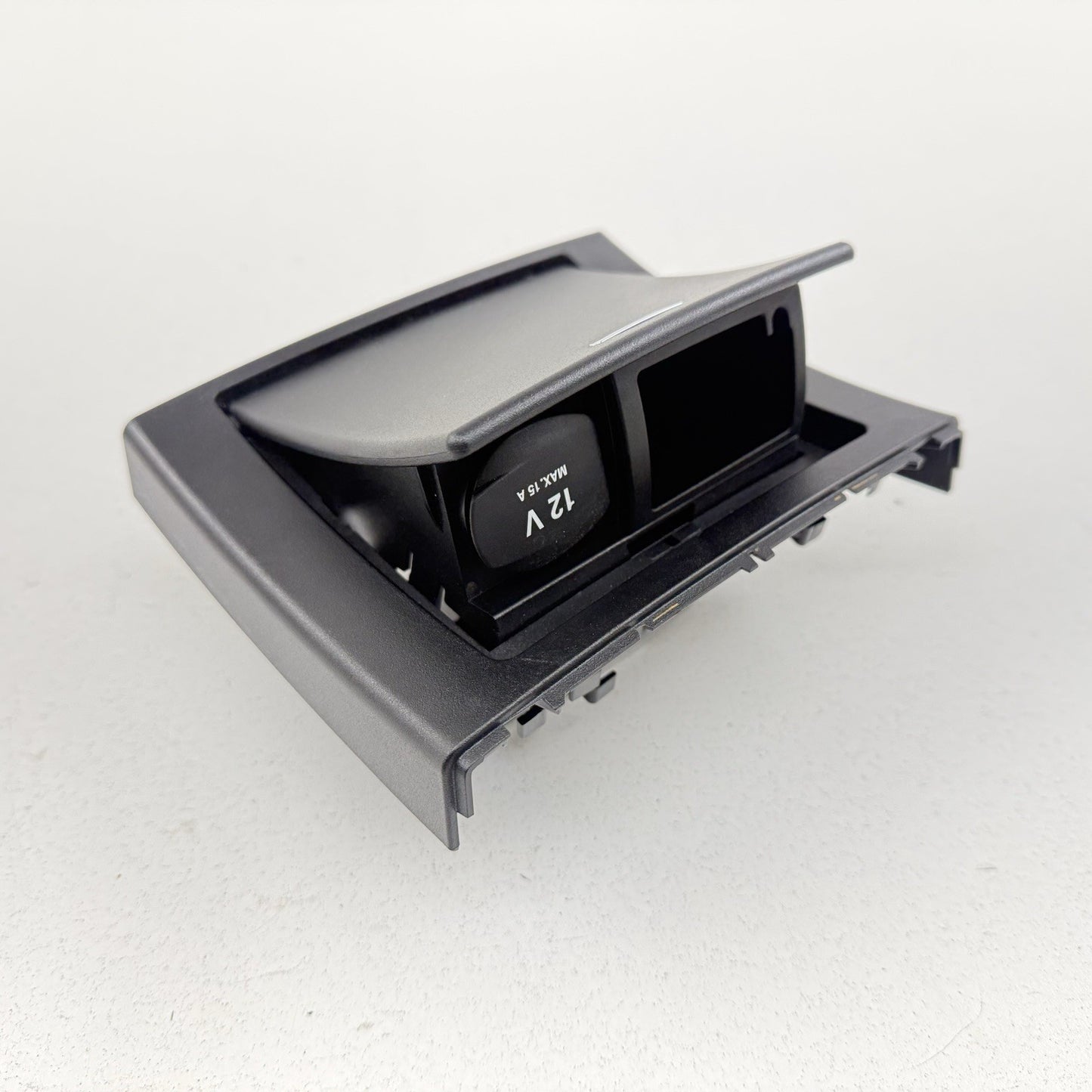 10-16 Mercedes W212 E350 Rear Center Console Ash Tray Compartment Black OEM