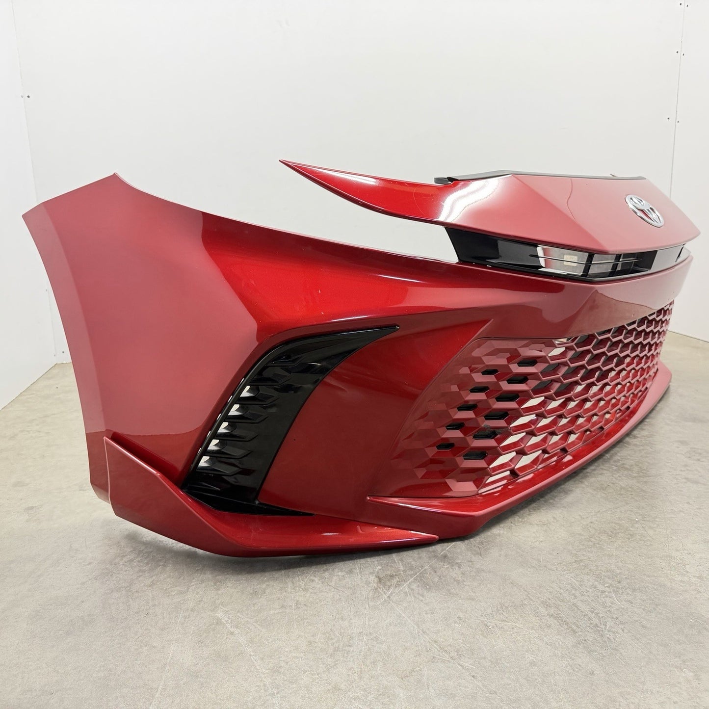 25-26 Toyota Camry XSE Front Bumper Cover Complete With Grills Red OEM