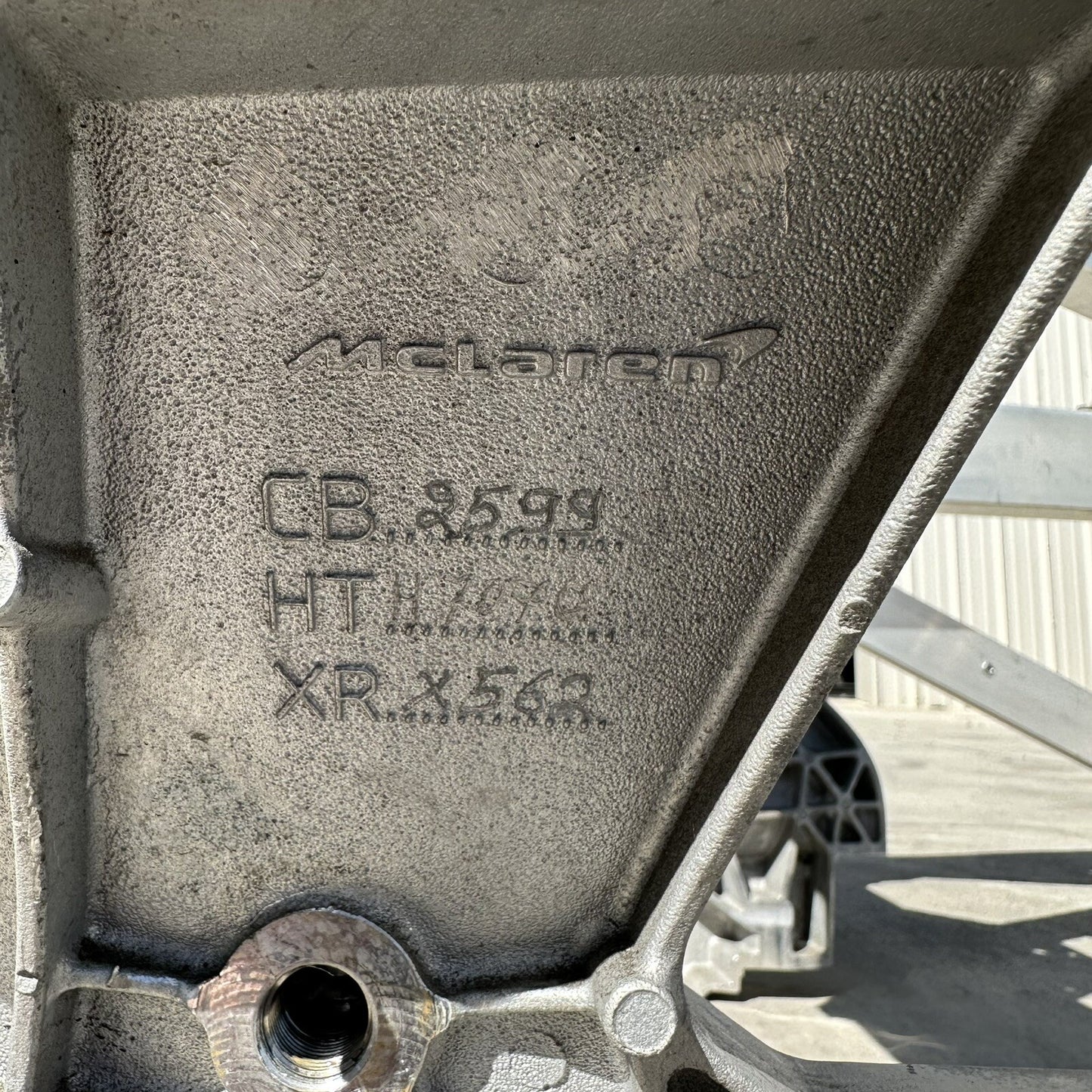 15-17 McLaren 650S Rear Engine Body Frame Support Subframe Crossmember OEM