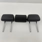 12-16 BMW M5 F10 Rear Seat Back Rest Headrest Head Rest Cushion Set Black OEM