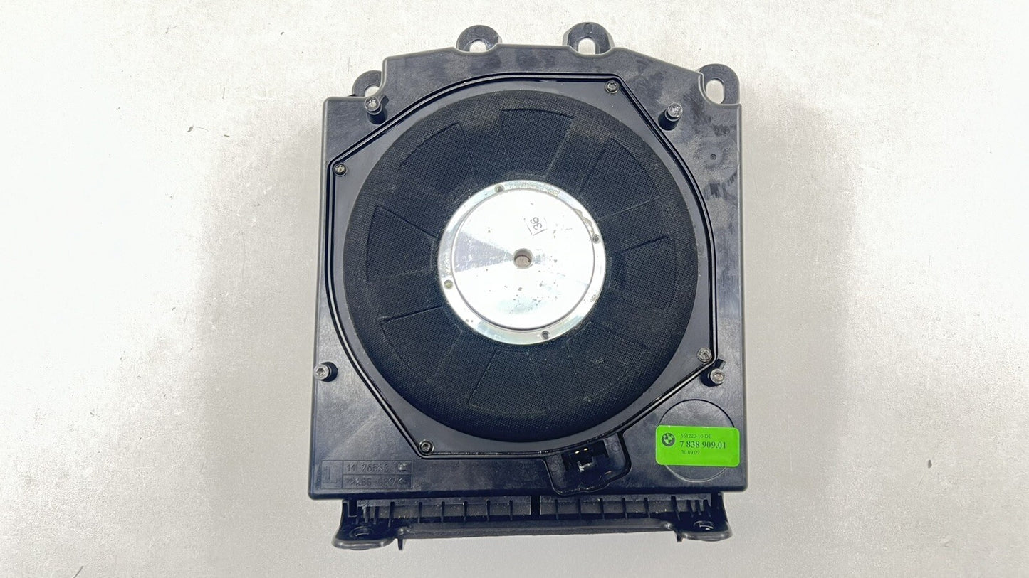 06-10 BMW M6 E63 E64 UNDER SEAT AND REAR SUBWOOFER TWEETER SPEAKER SET OF 4 OEM