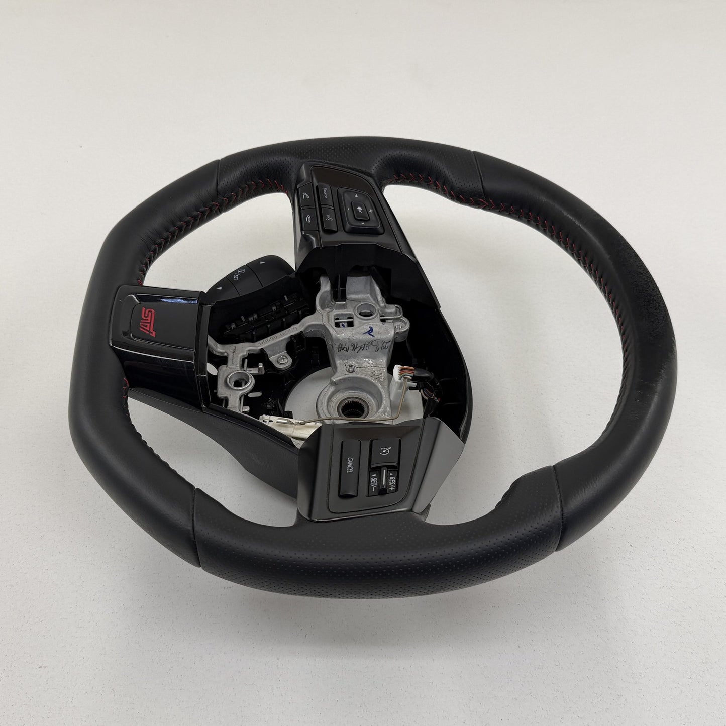 2018-2021 Subaru WRX STI Steering Wheel Leather W/ Piano Black Trim OEM
