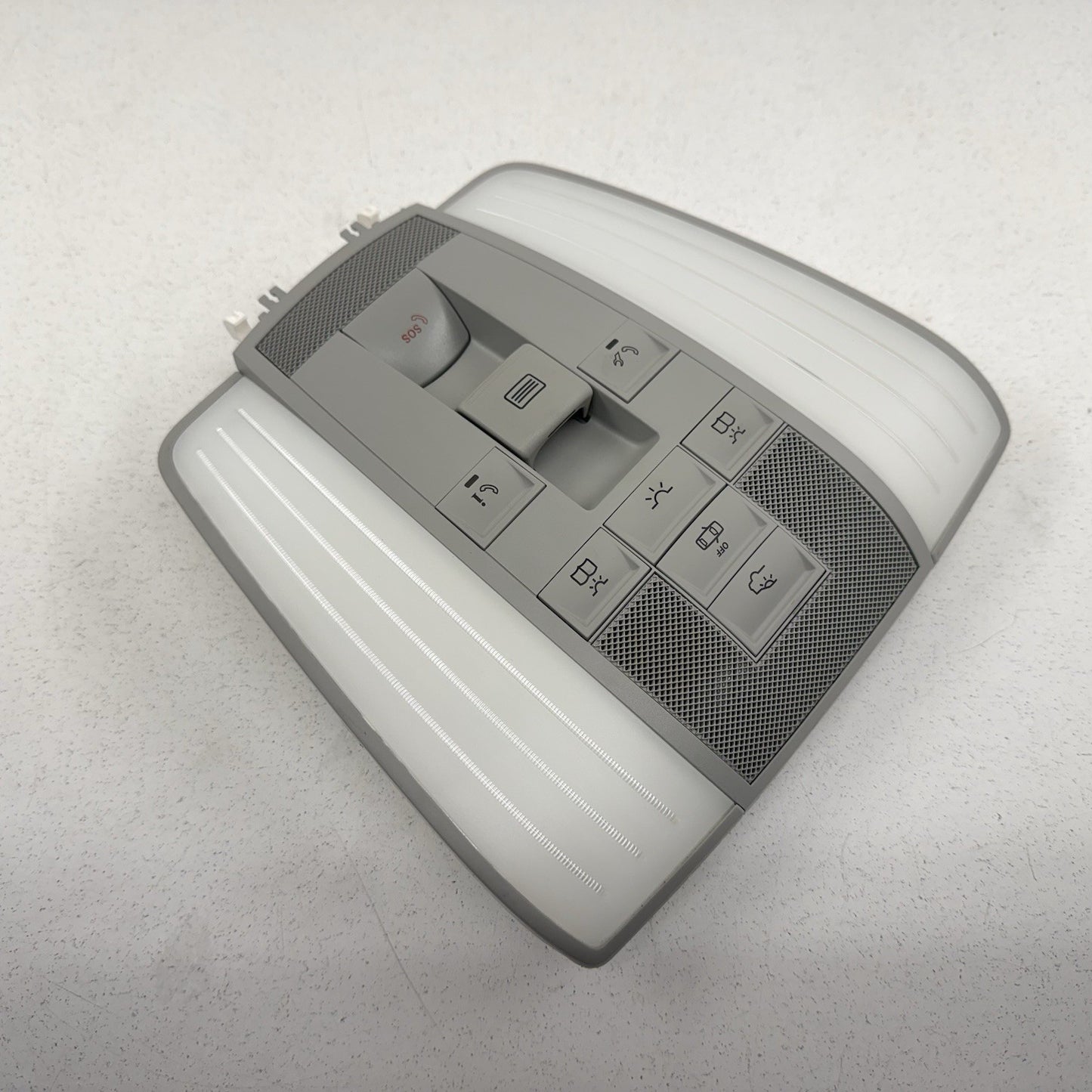 12-18 Mercedes W218 CLS550 Front Overhead Console Dome Light Lamp Panel Gray OEM