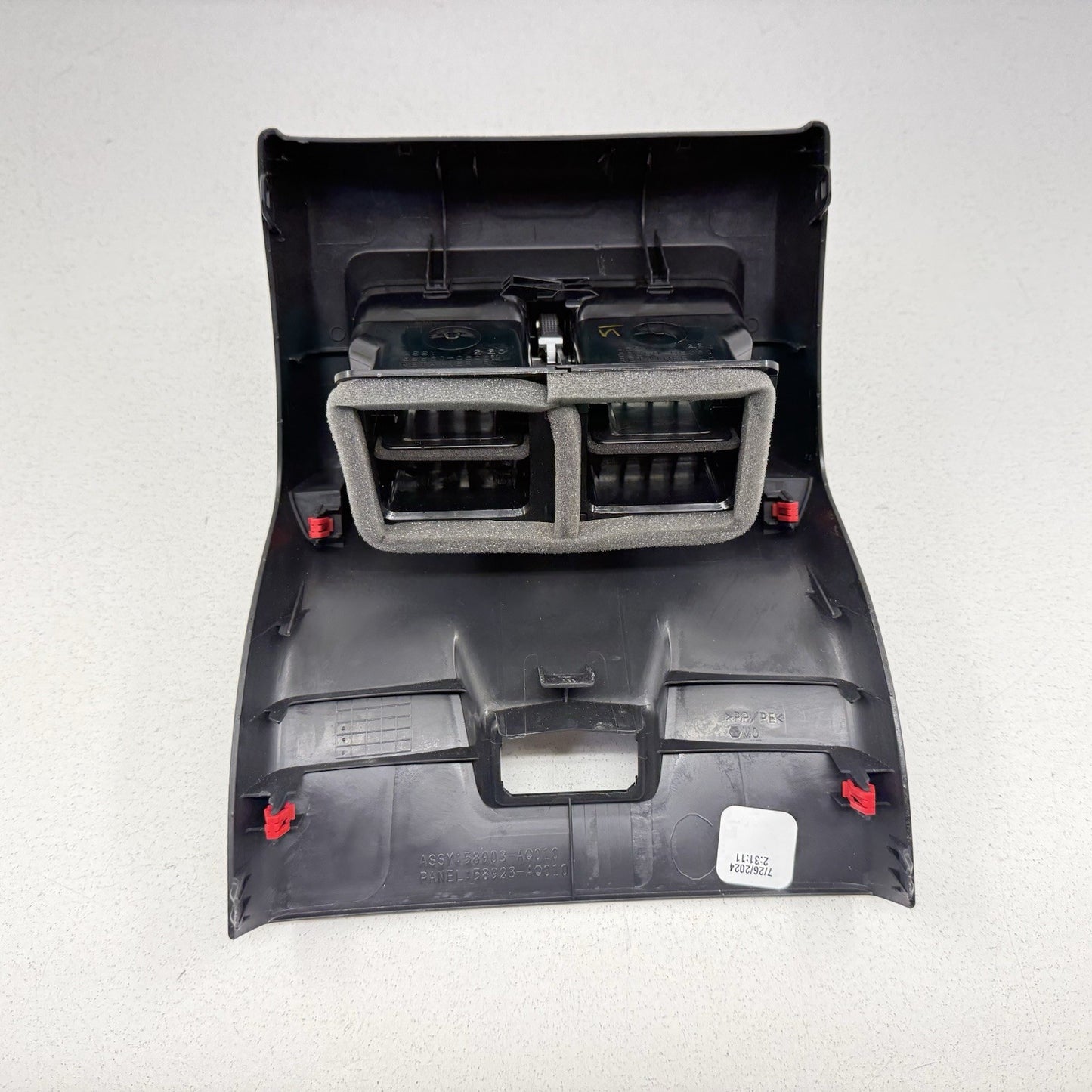 25-26 Toyota Camry Rear Center Console AC Air Outlet Vent Grille Black OEM