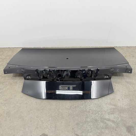 24-26 Ford Mustang GT Convertible Rear Trunk Deck Lid Shell Shadow Black OEM