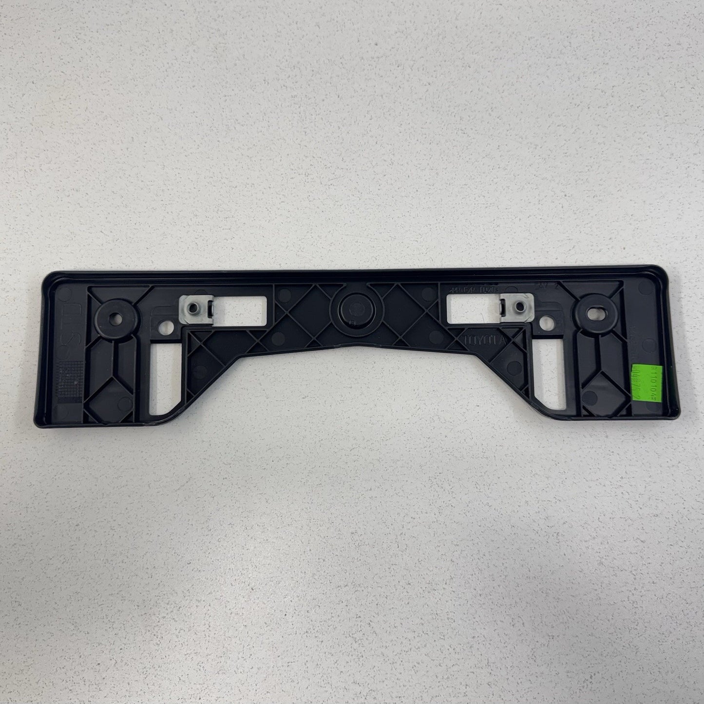 19-25 Toyota RAV4 Front Bumper License Plate Mount Bracket W/ Hardware OEM